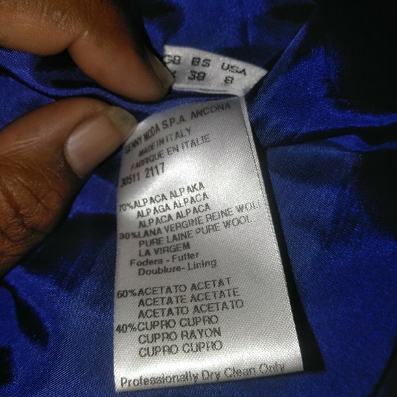 Vintage Genny Alpaca Wool Blend Coat - Picture 4 of 7